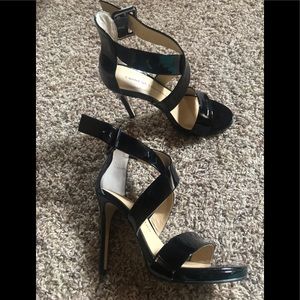 Black stiletto heels